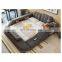 hot selling Multi-function king size beds massage fabric bed
