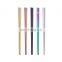 plated gold mirror polished multicolor lightweight cutlery durable stainless steel metal chopstick for kids