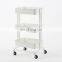 Hot selling metal bathroom living room kitchen storage trolley