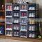 Clear Magnet Plastic Shoe Boxes Drop Front Shoe Storage Box Acrylic custom transparent display shoe boxes stackable organizer
