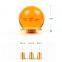 AUSO Universal Auto Parts Racing Cars Acrylic Crystal JDM 54mm 7 Star Orange Ball Gear Knob For Universal Car