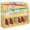 Jingqi Wooden children daycare Book Shelf/kids book shelf/girl boy Labirary furniture