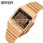 Sanda 2007 Own Your Design LED Digital Watches Stainless Steel Waterproof Luxury Men Watch Custom