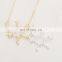 925 Sterling Silver Chemical Structure Molecule DNA Necklaces