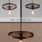 Industrial Style Iron LED Pendant Light Chandelier Ceiling Luminaire retro light french country chandeliers & pendant lights