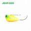 JOHNCOO 50mm 13g Popper Fishing Lure Crank Bait Artificial Bait Wobblers Fishing Hard Bait with Single H