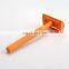 Elegant Long Handled Metal Double Edge Safety Razor