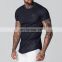 Custom 80% Cotton 20 % polyester best designed Top quality Muscle fit gym t shirts