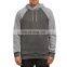Bulk plain custom hoodies for men two tone colors new design pullover hoodie