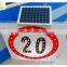 Factory direct aluminum solar LED road reflector road safety sign