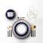 European-Style Ceramic Plate Set Hotel Western Food Steak Pasta Plate Multi-Layer Cake Plate Rack Coffee Cup