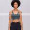 Hot Selling Ladies Yoga Sports Bra Fitness Active Wear Crop Tops with Removable Pads and Adjustable Strap for Women Custom Make