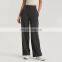 Newest Straight Wide Leg Sports Dance Yoga Pants High Waist Side Pocket Soft Gym Fitness Loose Casual Jogging Outfit For Women