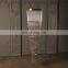 Luxury modern gold glass chandelier indoor living room hanging lighting for hotel bedroom pendant lights chandeliers