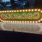 Advertising light box outdoor luminous metal word