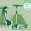 A foldable children's toy scooter New children's scooter with enlarged wide wheels