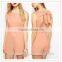 2015 china manufacturer customized fashion ladies sexy pink bib-front romper                        
                                                Quality Choice