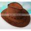 Wholesale Cheap Leather Cowboy Hats outdoor climbing sun-protecting Mexican cowboy hats