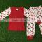 Hot Seling deer Pajamas Long Sleeve Kids Nightwear Princess Pajama Boutique Children Clothing Set Christmas Outfits