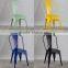 MCH-1501 Replica Xavier Pauchard Outdoor White Metal Stacking Chair