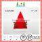 Red and white color with reindeer antlers christmas hat