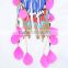 Wholesale New Product Exotic Feather Tassel Necklace Fashion Seed Bead Jewelry