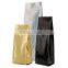 Side gusseted aluminum foil coffee bags