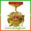 2015 newest die casting gold silver plated 3D custom medal