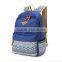 Women Bookbags Canvas Printing Backpack