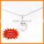 Big Sale Small MOQ Fashion Jewelry Zinc Alloy Boy and Girl Pendant Necklace With Rhinestone