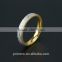 fashion designs men 18k gold plated stainless steel ring wedding jewelry for boys