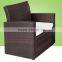 Australia Hotsale Knock down Rattan Outdoor Furniture Patio Wicker Gardenia Sofa Set