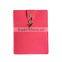 Factory price solid color button closure small felt laptop bags