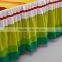 Fashion Twin Queen Size Rainbow Colors Stripes Design Full Bed Skirts