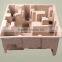 Electronics packaging tray, electronics pulp tray