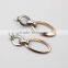 Stainless steel necklace bracelet earrings Rose Gold plating jewelry sets