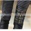 Sexy Women's Jeans Leather Detail Skinny Stretch Fashion Casual Pants Denim