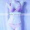 Private label lingerie lovely bra and panties girls underwear set