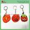 Popular Halloween Pumpkin Plastic Keychain For Capsule Toy