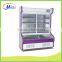 Fashion model refrigerated showcase glass display cabinet
