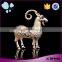 Meaningful fashion jewelry gold plated zinc alloy Chinese zodiac goat brooch
