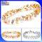 High Quality Color CZ 18K Yellow Gold Plating Bracelet Dubai Gold Jewelry CZ Bracelet Wholesale