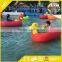 Non-inflatable shallow water use motorized bumper boat, water pool playing kid aqua boat