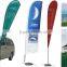 Cheap Custom Outdoor Flying Banner Stand With Plastic Water Tank Base