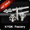 KYOK Russian design classical zinc hanging curtain rod,portable shower curtain rod,chromed metal curtain rod wholesale