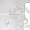 Hand embroidered white cotton window curtain-design 6