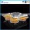 plastic Egg tart tray with clear lid in food grade for take away