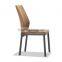 Z656-2 Modern Leather Metal Chair For Dining Room
