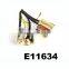 cute gold plastic rubber elastic band hair tie for kids