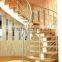 mono stringer curved stairs middle spine arc stair steel wood helical staircase
